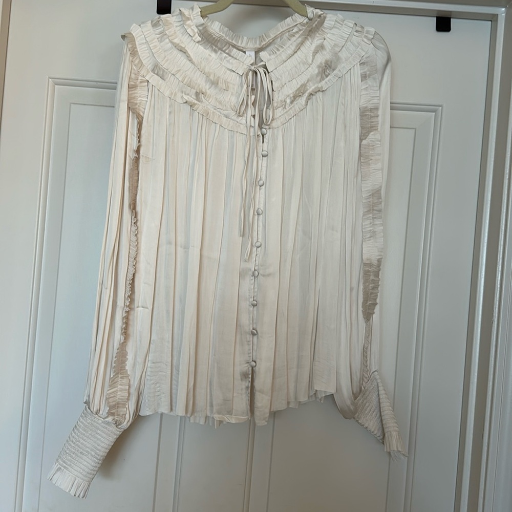 Mango blouse, size 8, new with tags
